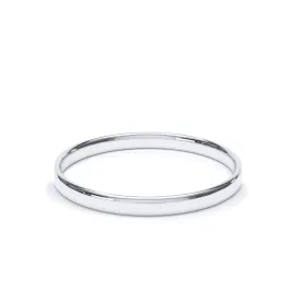 - Oval Profile Plain Wedding Ring Platinum