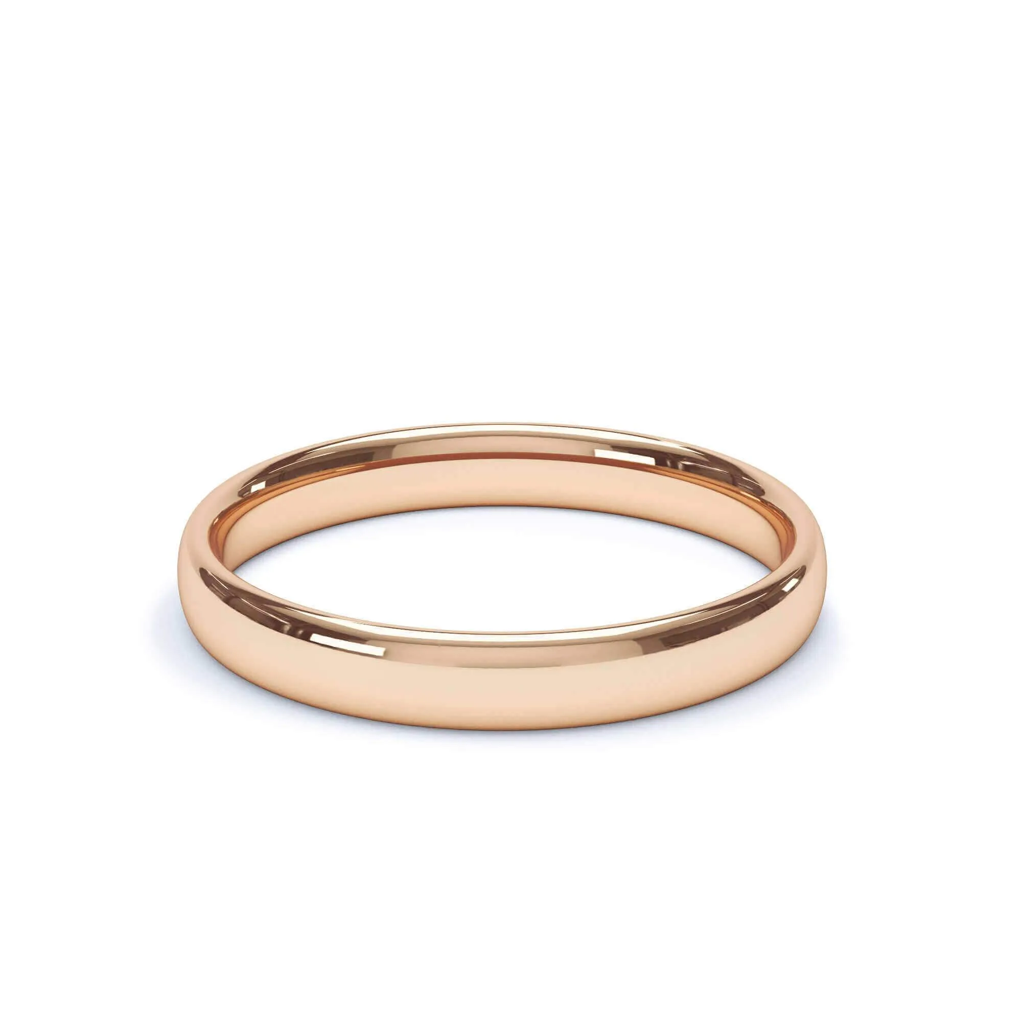 - Regular Court Profile Plain Wedding Ring 9k Rose Gold