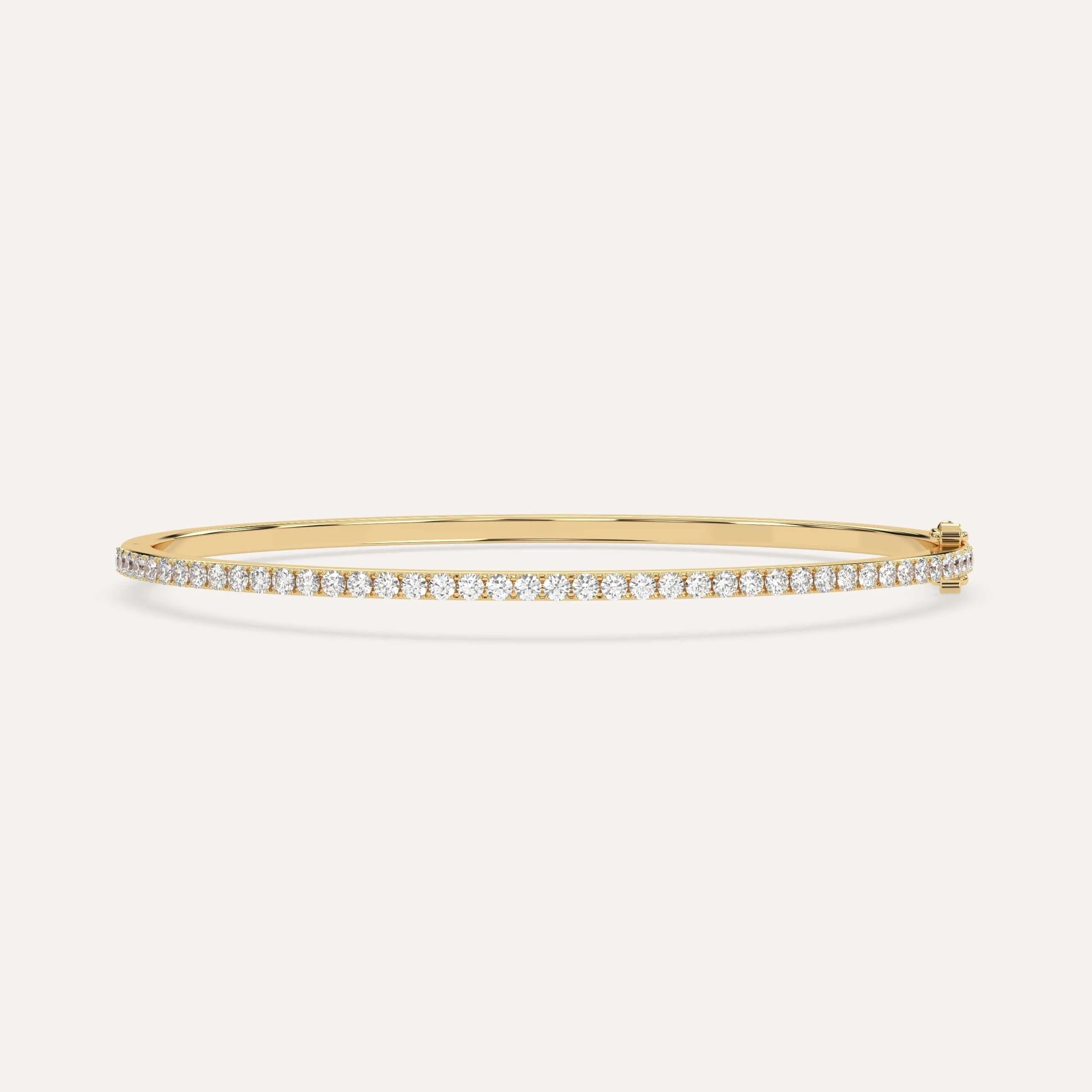 1 1/2 carat Pave, Bangle Diamond Bracelet