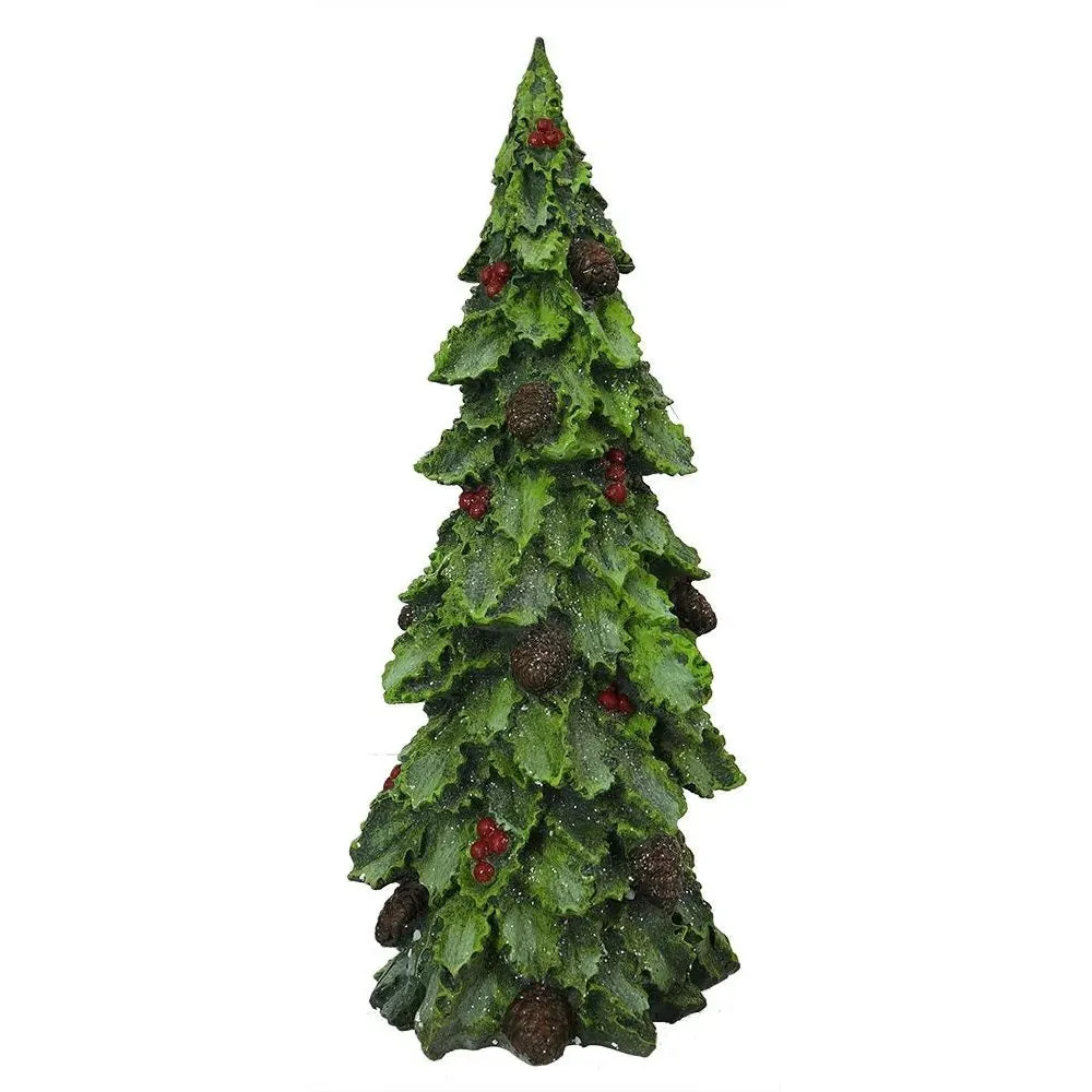 17.7" Holly Berry Tree Decoration