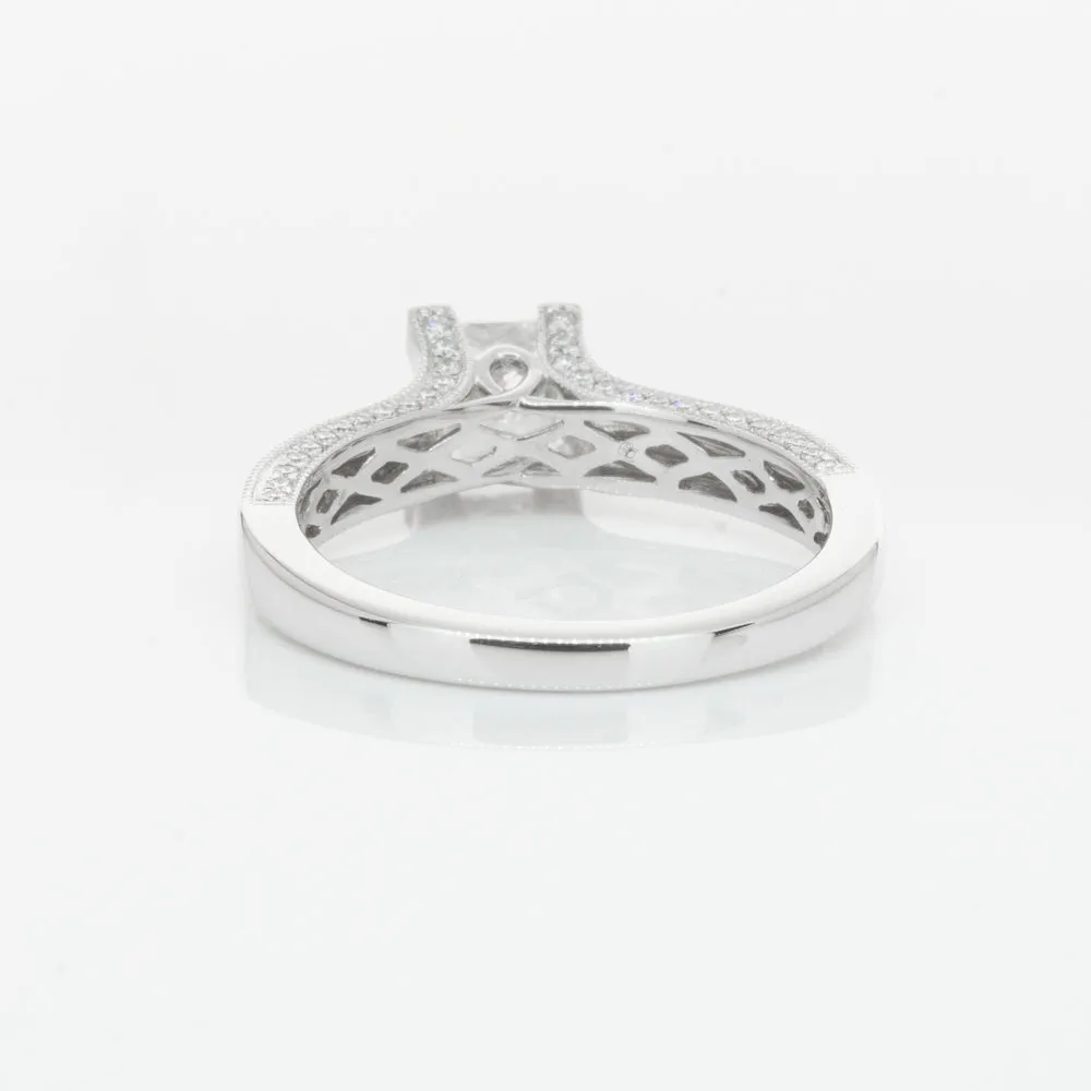 18ct White Gold 1.00ct Princess Cut Diamond Ring