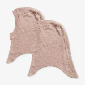 2 Wool Balaclava Felix - dry rose