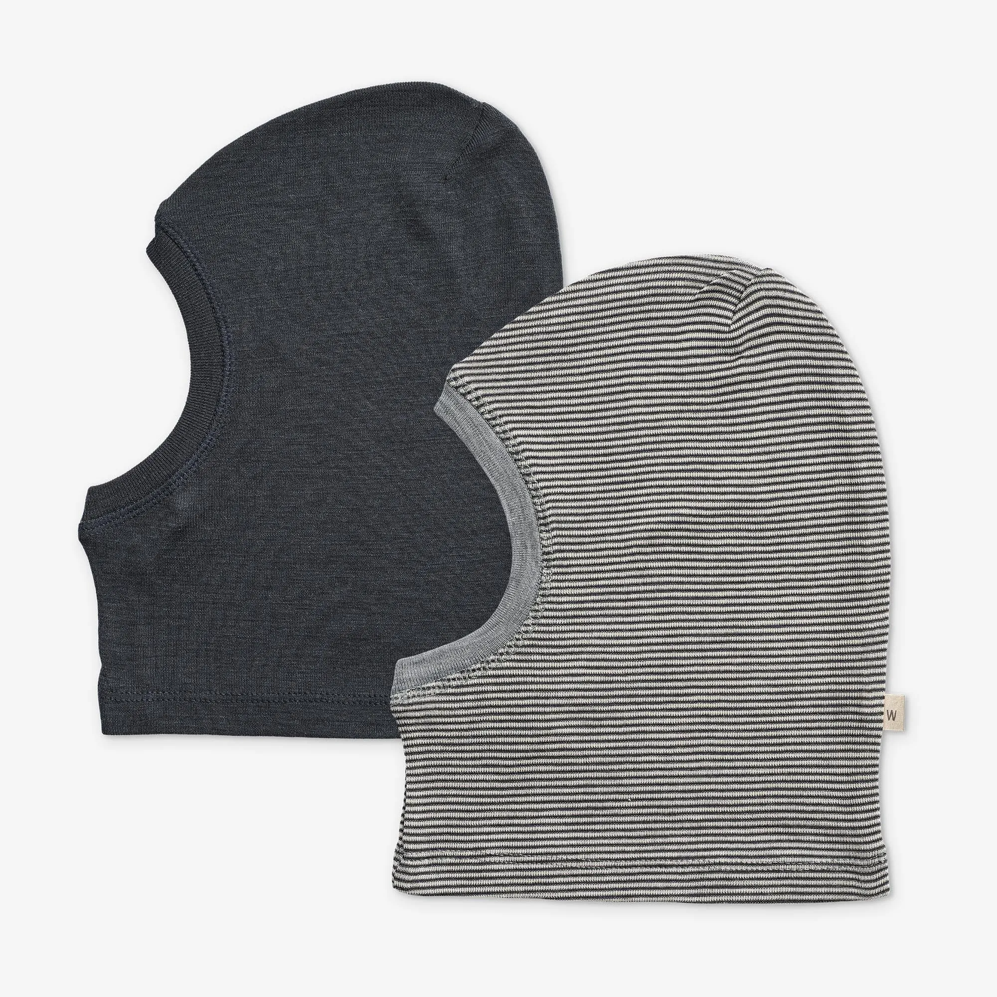 2 Wool Balaclava Kim - navy stripe