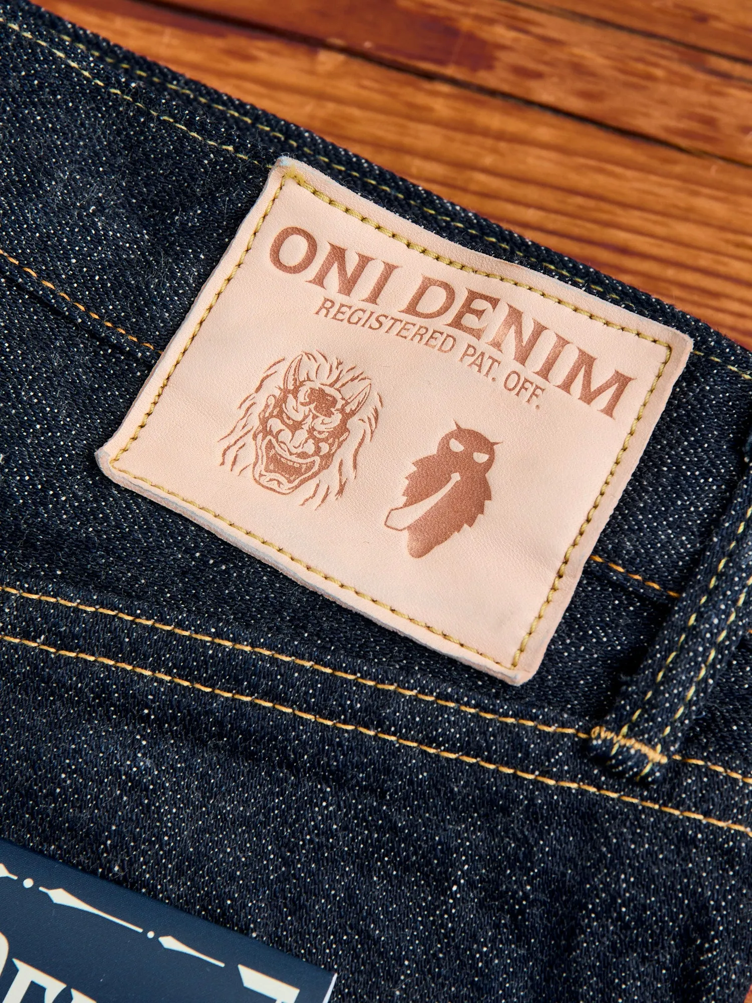 622 "Sleeping Demon" Natural Indigo 15.5oz Selvedge Denim - Relaxed Tapered Fit