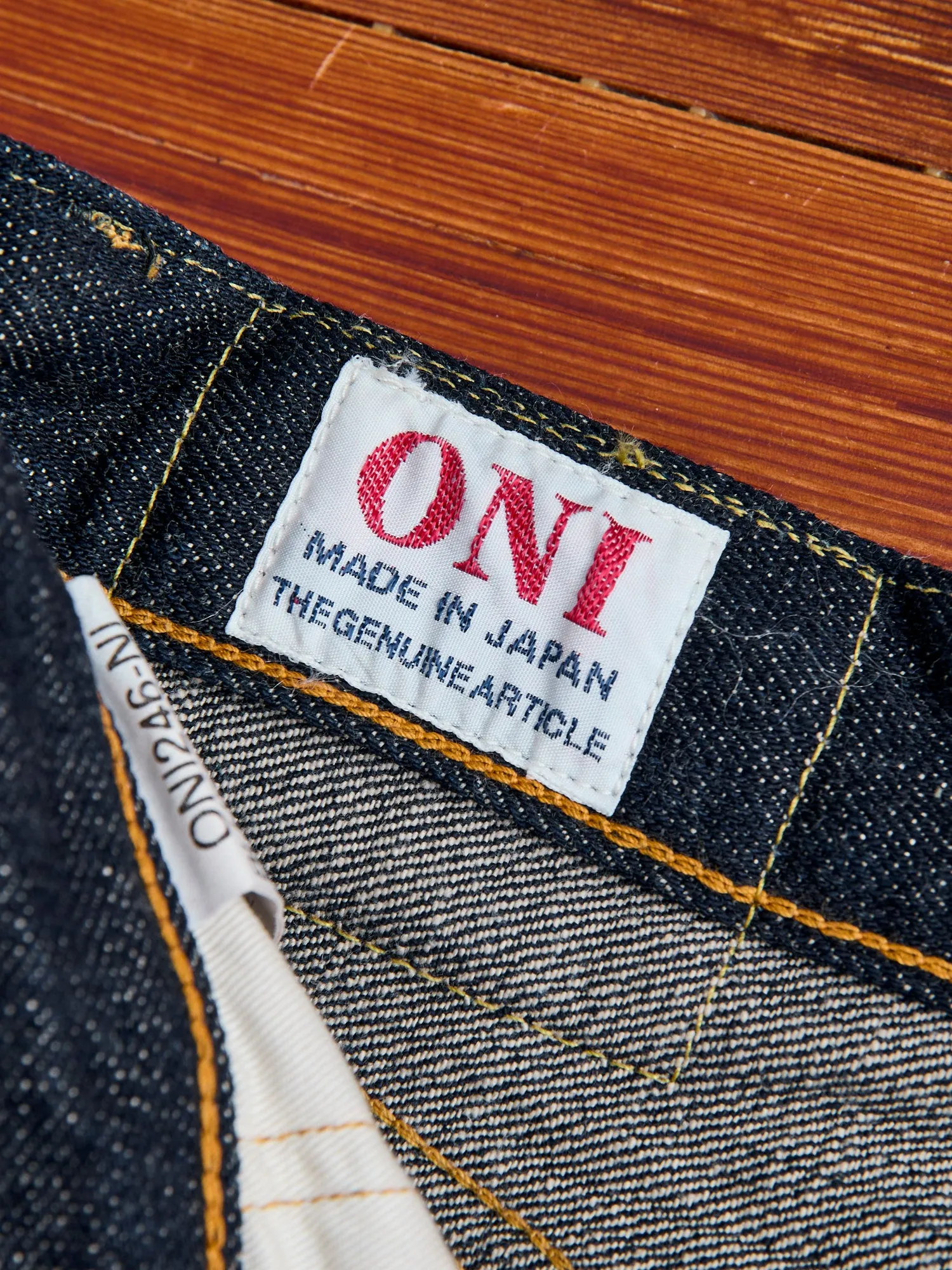 622 "Sleeping Demon" Natural Indigo 15.5oz Selvedge Denim - Relaxed Tapered Fit