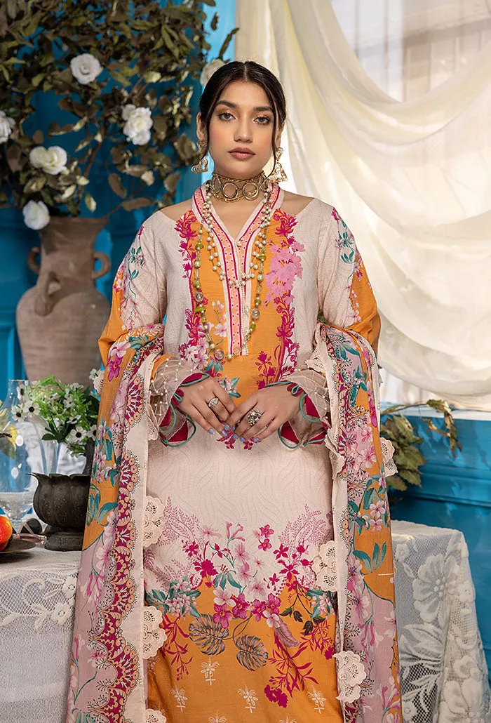 Aangan by Humdum Digital Printed Lawn Unstitched 3Pc Suit AG-06