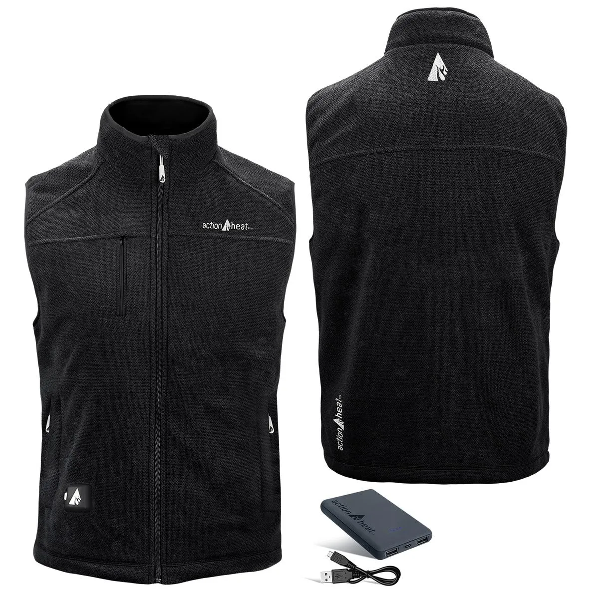 ActionHeat 5V Men's Performance Fleece Battery Heated Vest