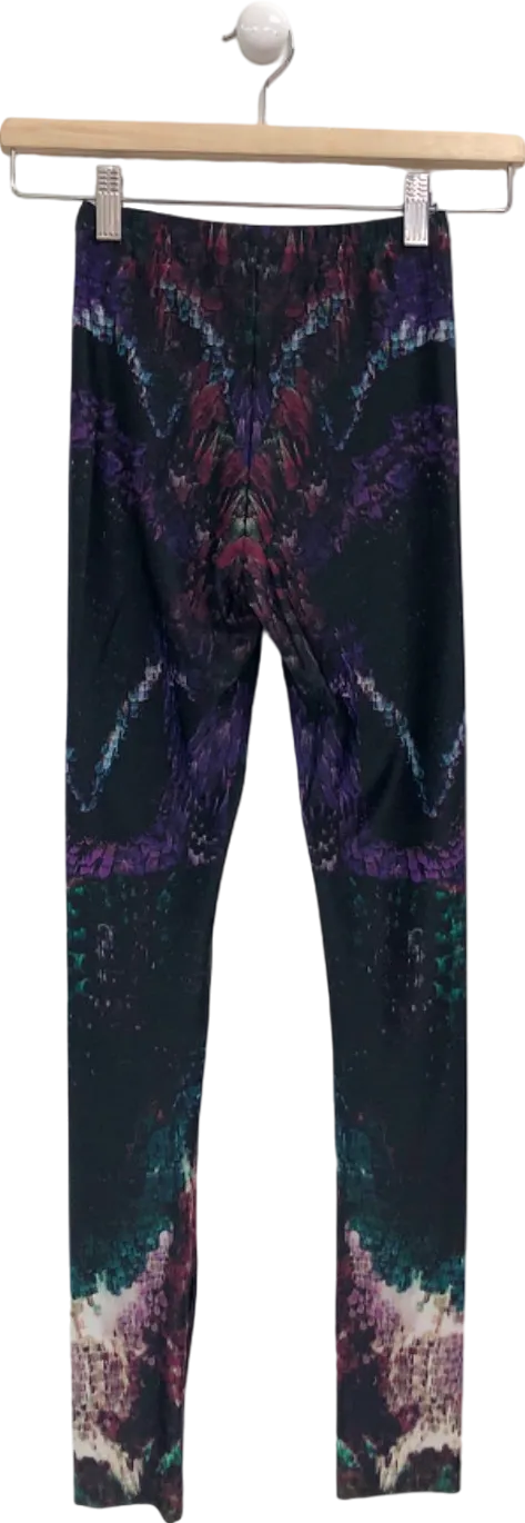 Alexander McQueen Multicolour Printed Leggings UK XS