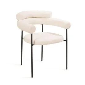 Alita Dining Chair - Chex Polar Bouclé