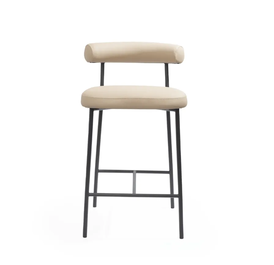 Alita Stool - Dark Marble