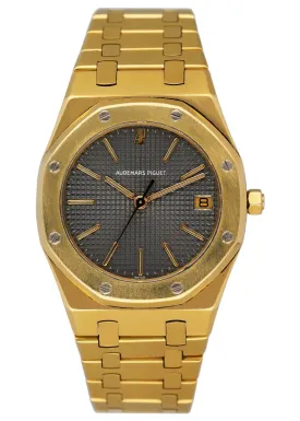 Audemars Piguet Royal Oak 6023BA Gray Dial Yellow Gold Mens Watch