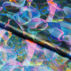 Aurora Hologram Spandex Fabric | Blue Moon Fabrics