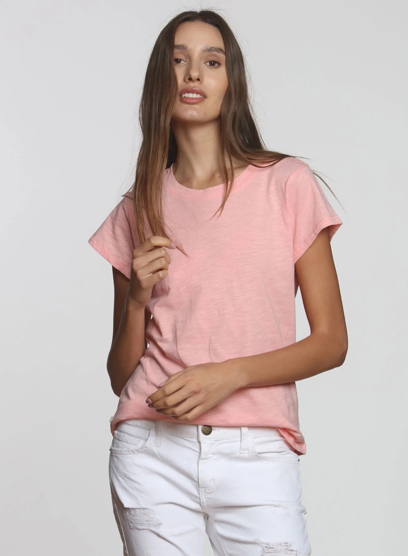 Ava Classic Tee - Sherbet