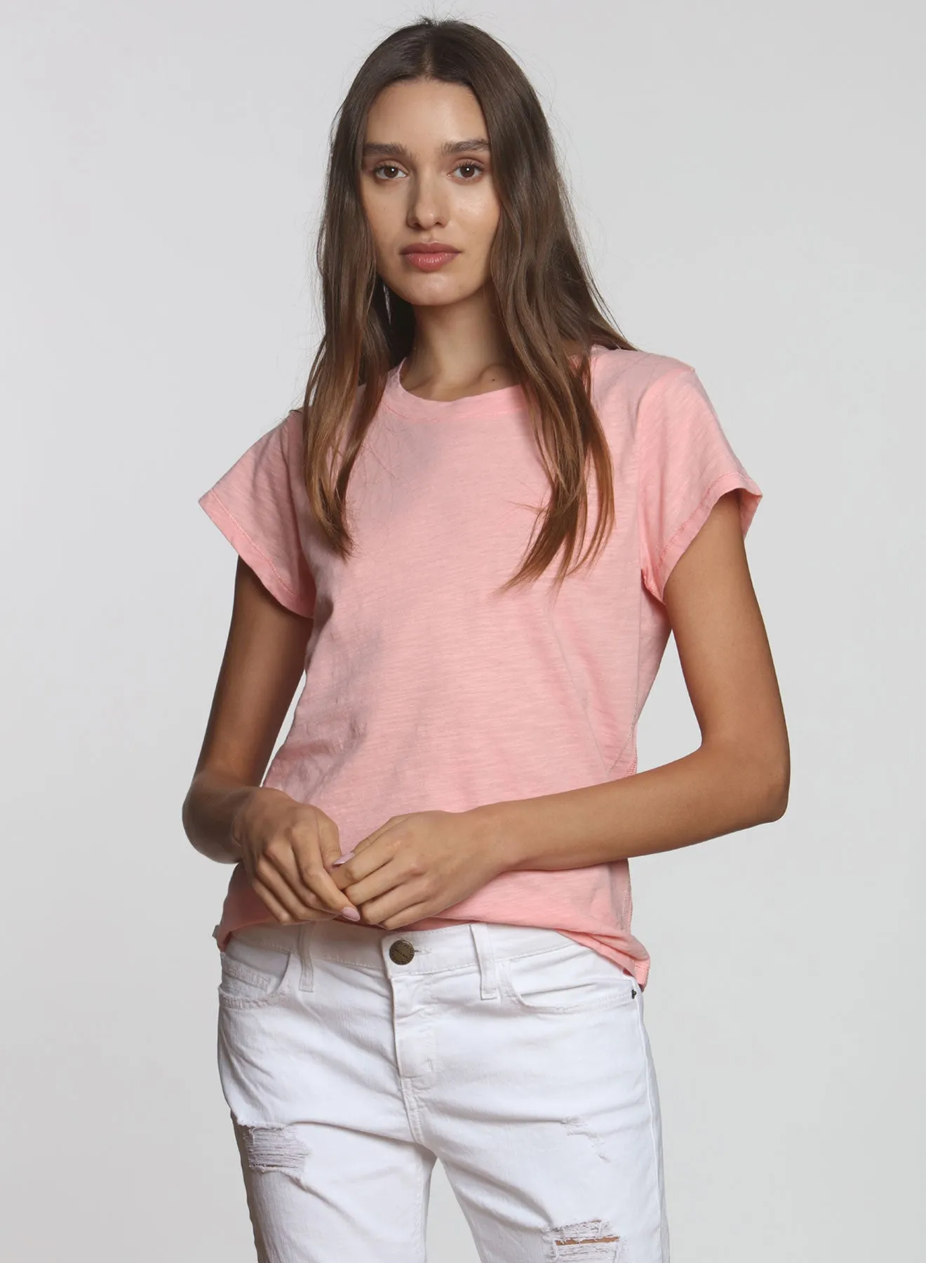 Ava Classic Tee - Sherbet