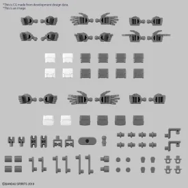 Bandai 30 Minutes Missions 30MM #W-23 1/144 Option Part Set 12 (Hand Parts / Multi-Joint) Model Kit