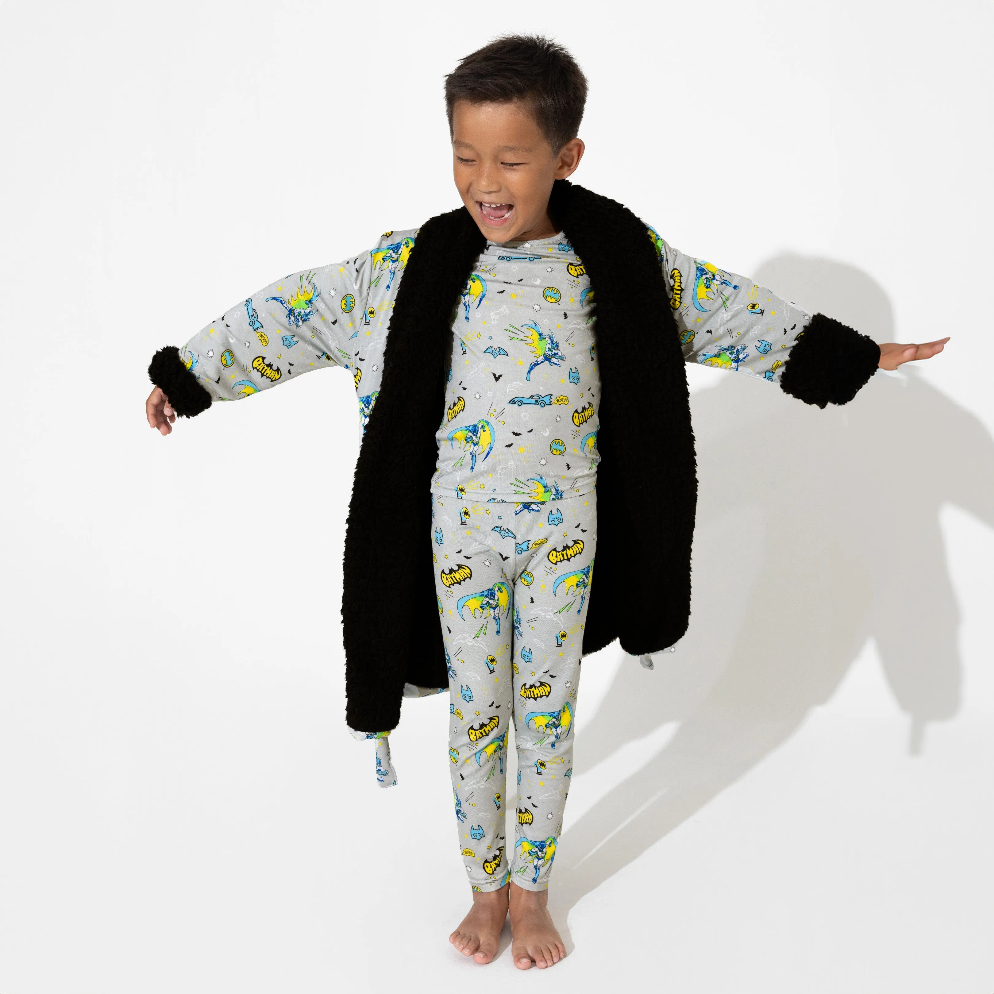 Batman Bamboo Kids Sherpa Robe