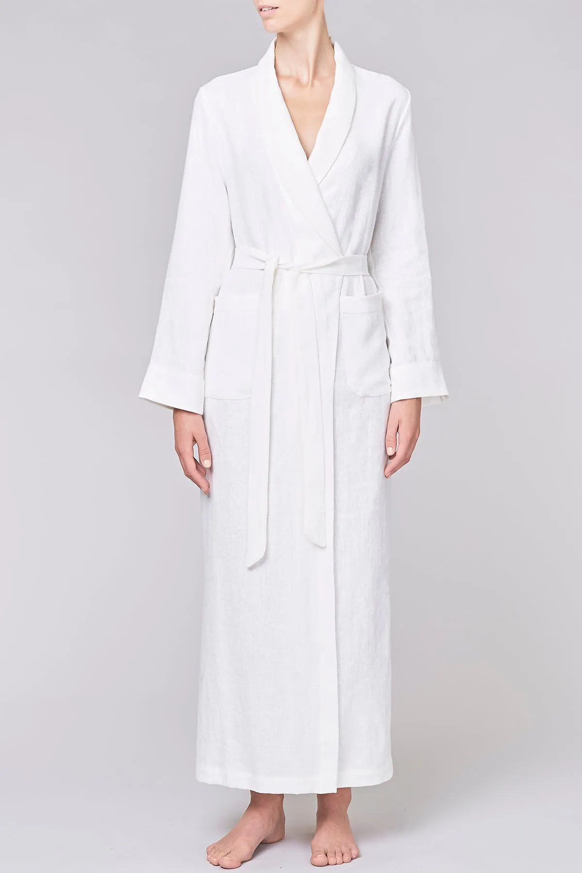 BIANCA LINEN ROBE