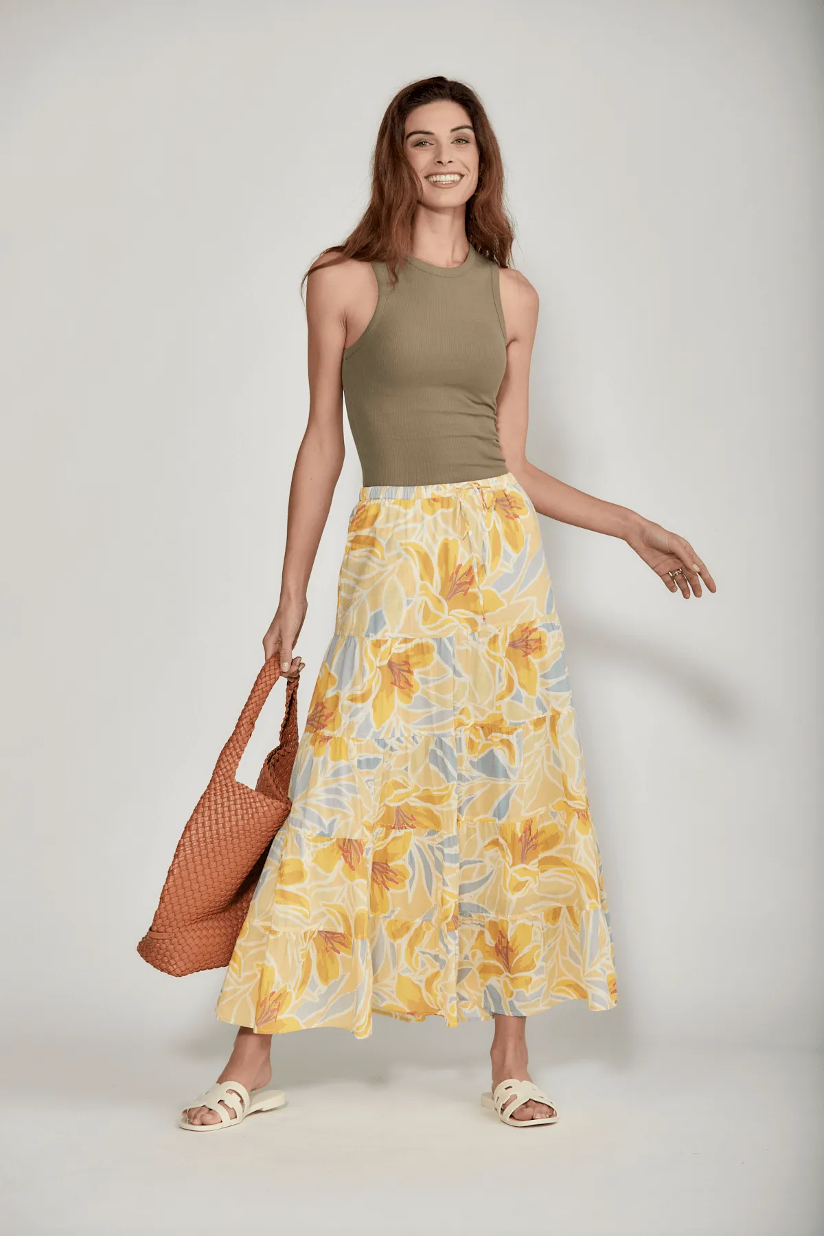 Bila-77 Canyon Crest Printed Skirt