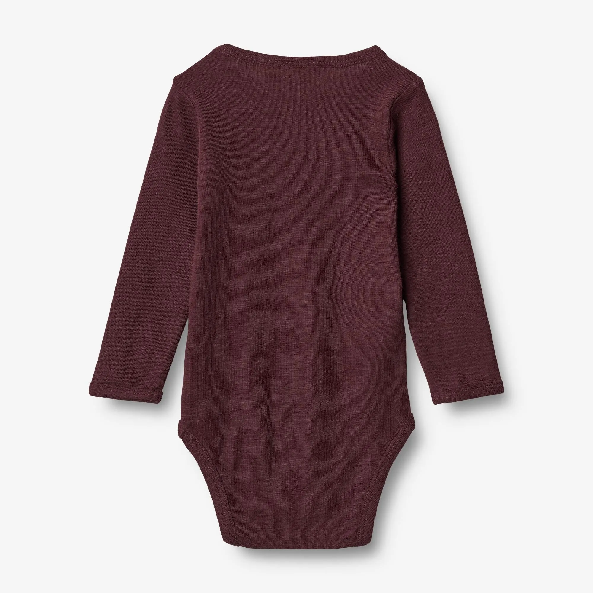 Body Gatherings Wool LS | Baby - aubergine