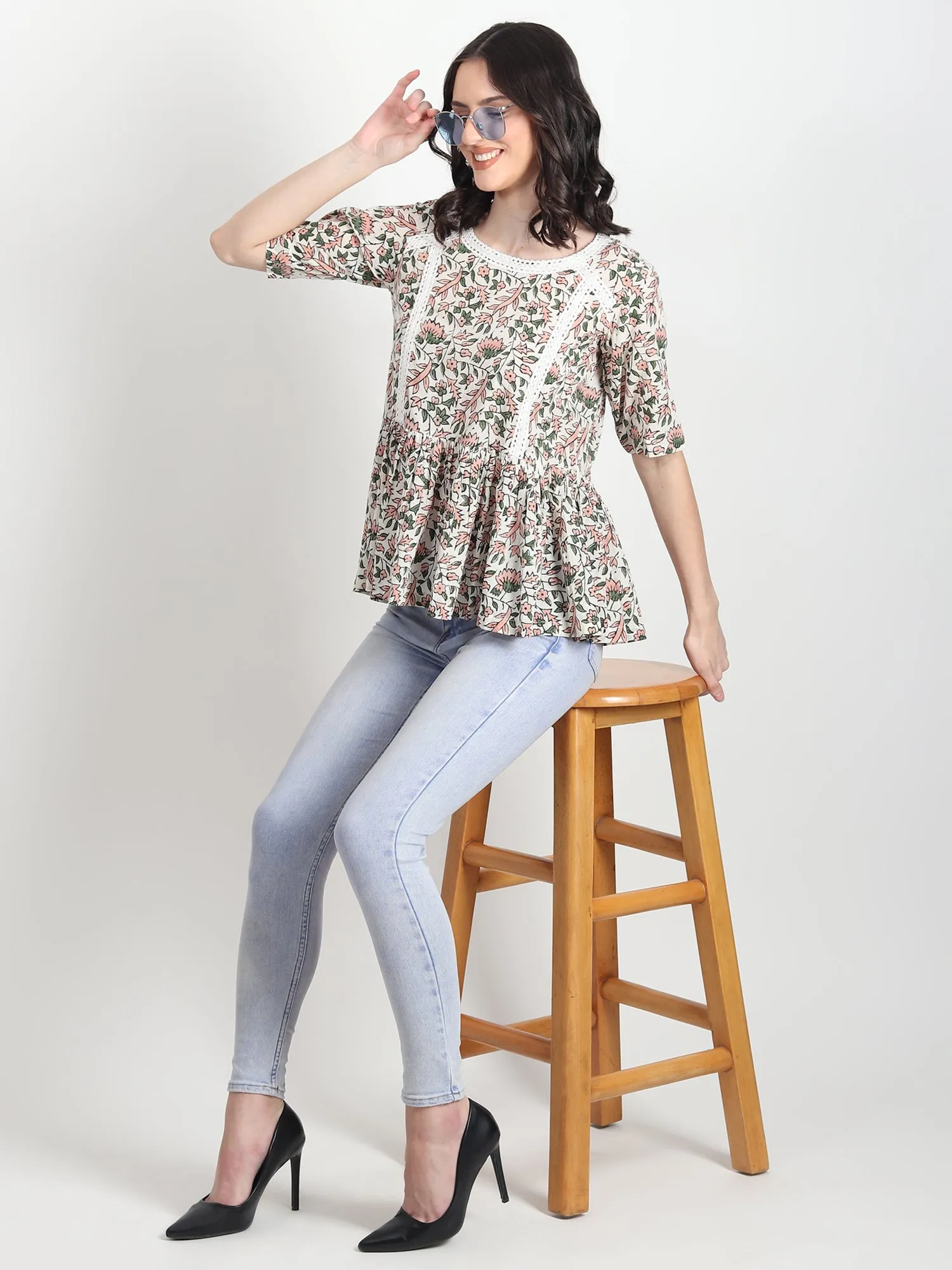 Cadell FLORAL Printed Top