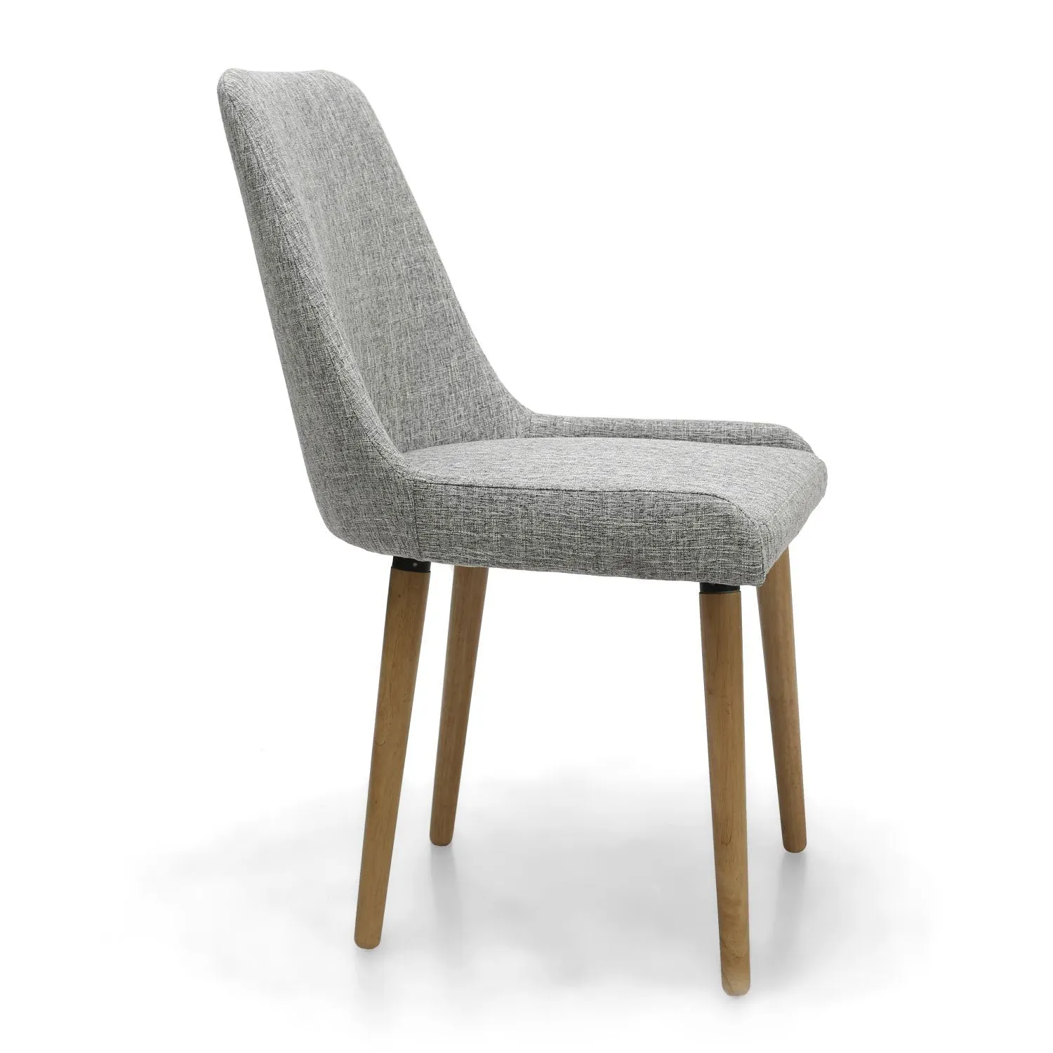 Capri Weave Flax Effect Grey Dining Chair