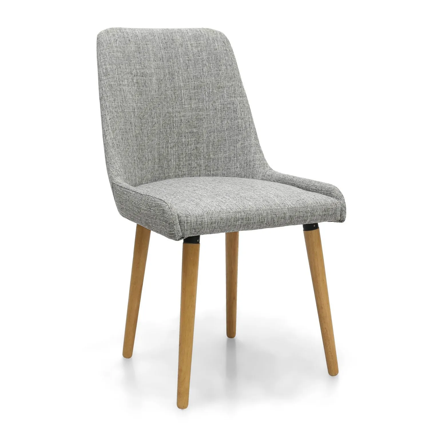 Capri Weave Flax Effect Grey Dining Chair