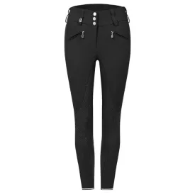 Cavallo Caja G Hi Waist Full Seat Ladies Breeches BLACK