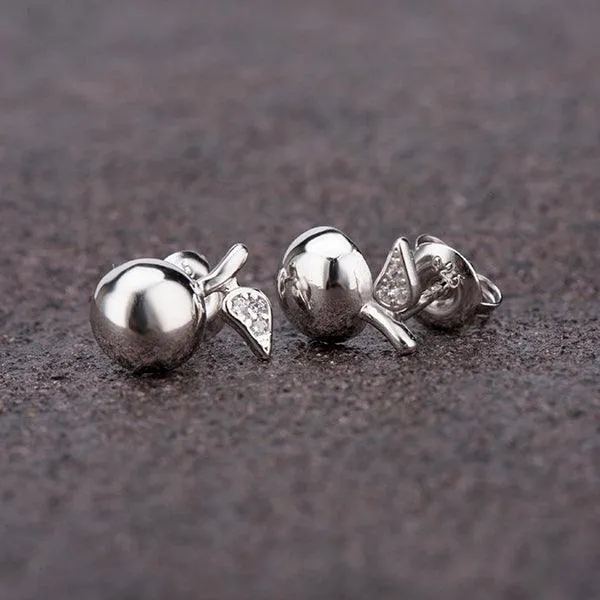 Cherry Berry Stud Earrings- 925 Silver