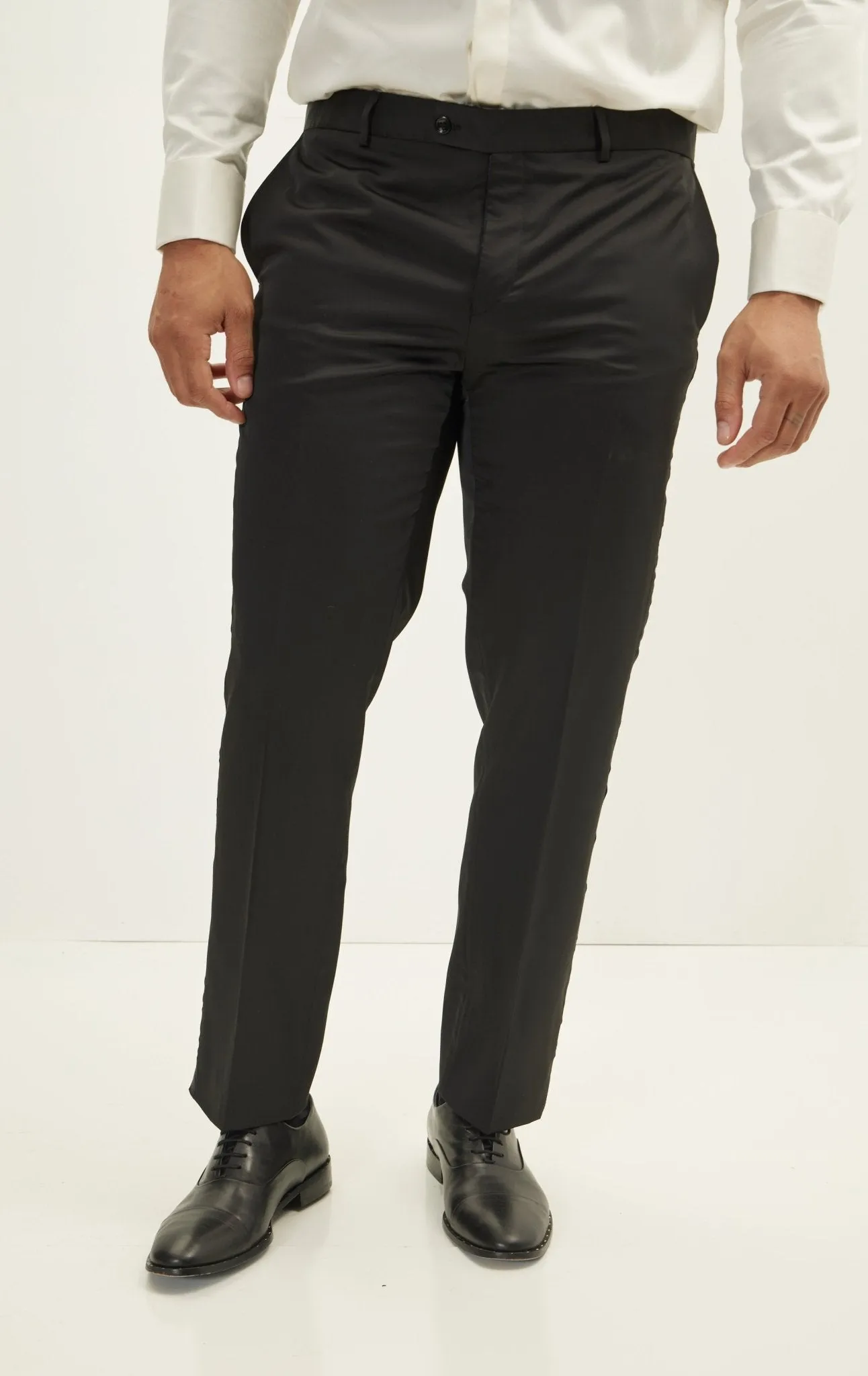 Classic Tuxedo Pants - Black Stripe