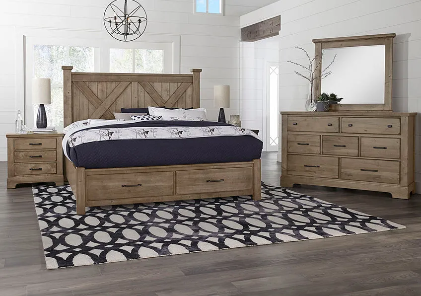 Cool Rustic King or Queen Bed