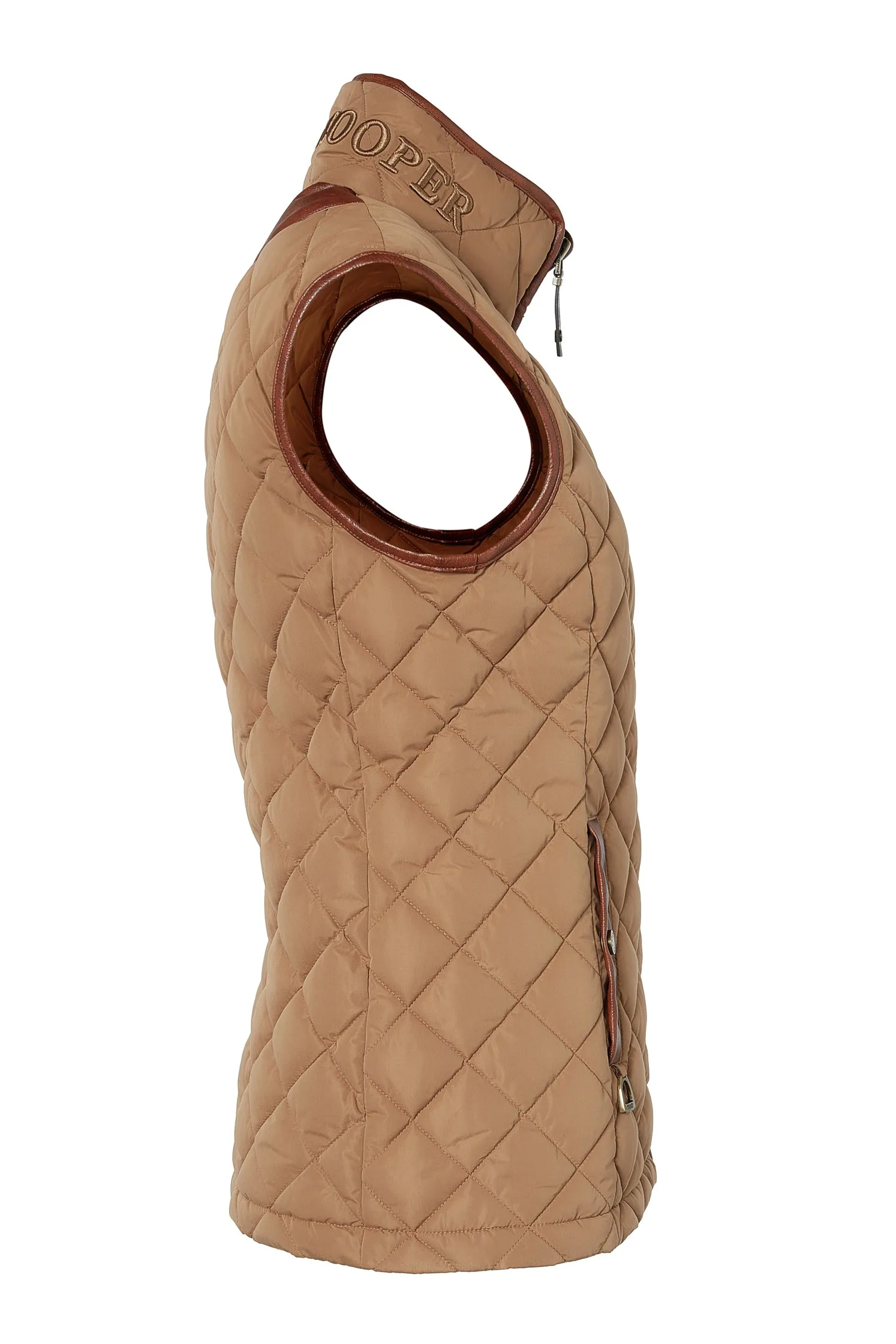 Country Quilted Gilet (Coffee)