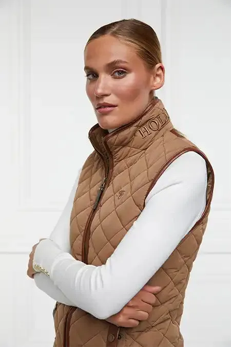 Country Quilted Gilet (Coffee)