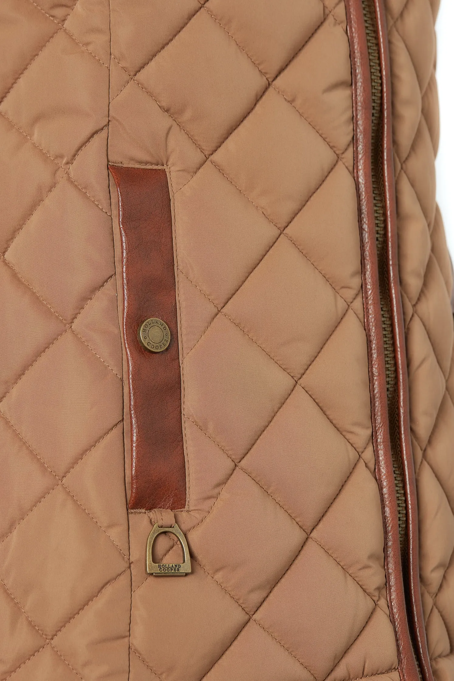 Country Quilted Gilet (Coffee)