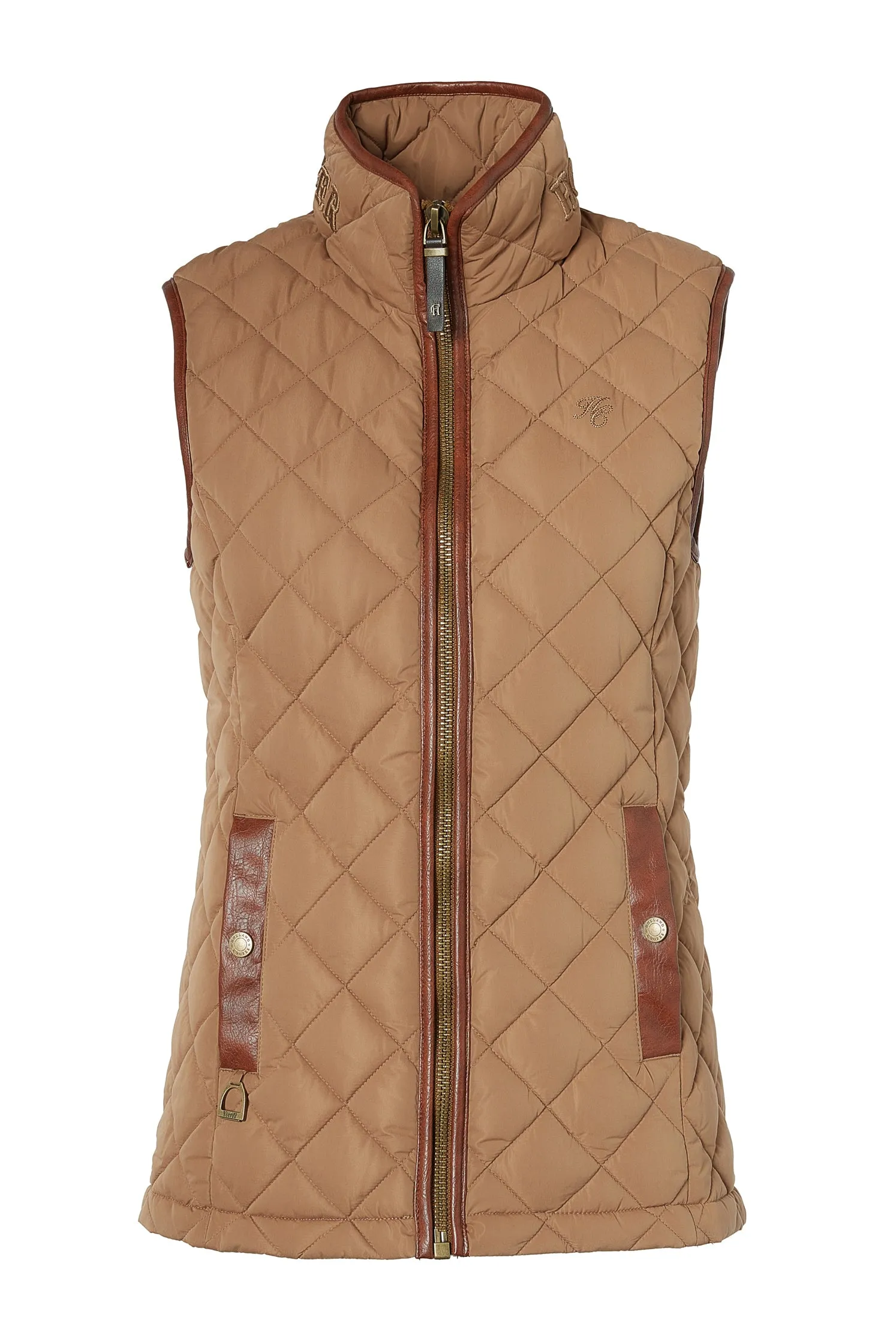 Country Quilted Gilet (Coffee)