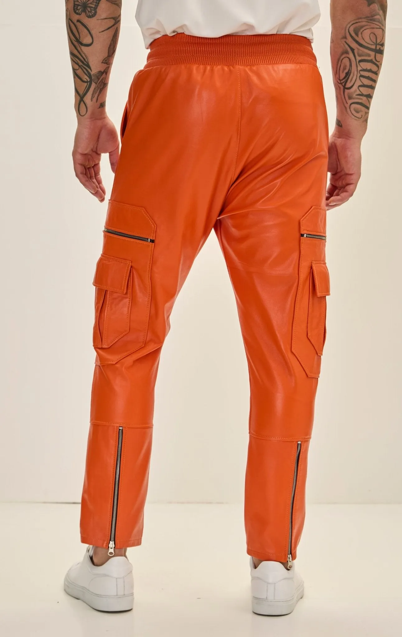 Destination Genuine Leather Jogger - Orange