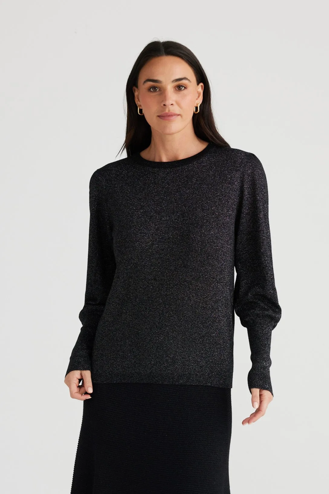 Domenica Knit - Black With Sparkle