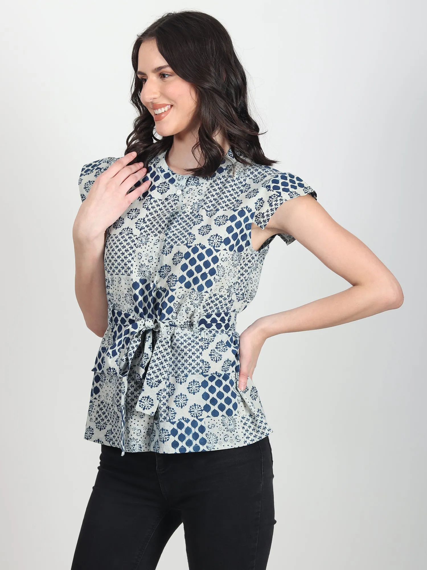 Eivor floral printed Top