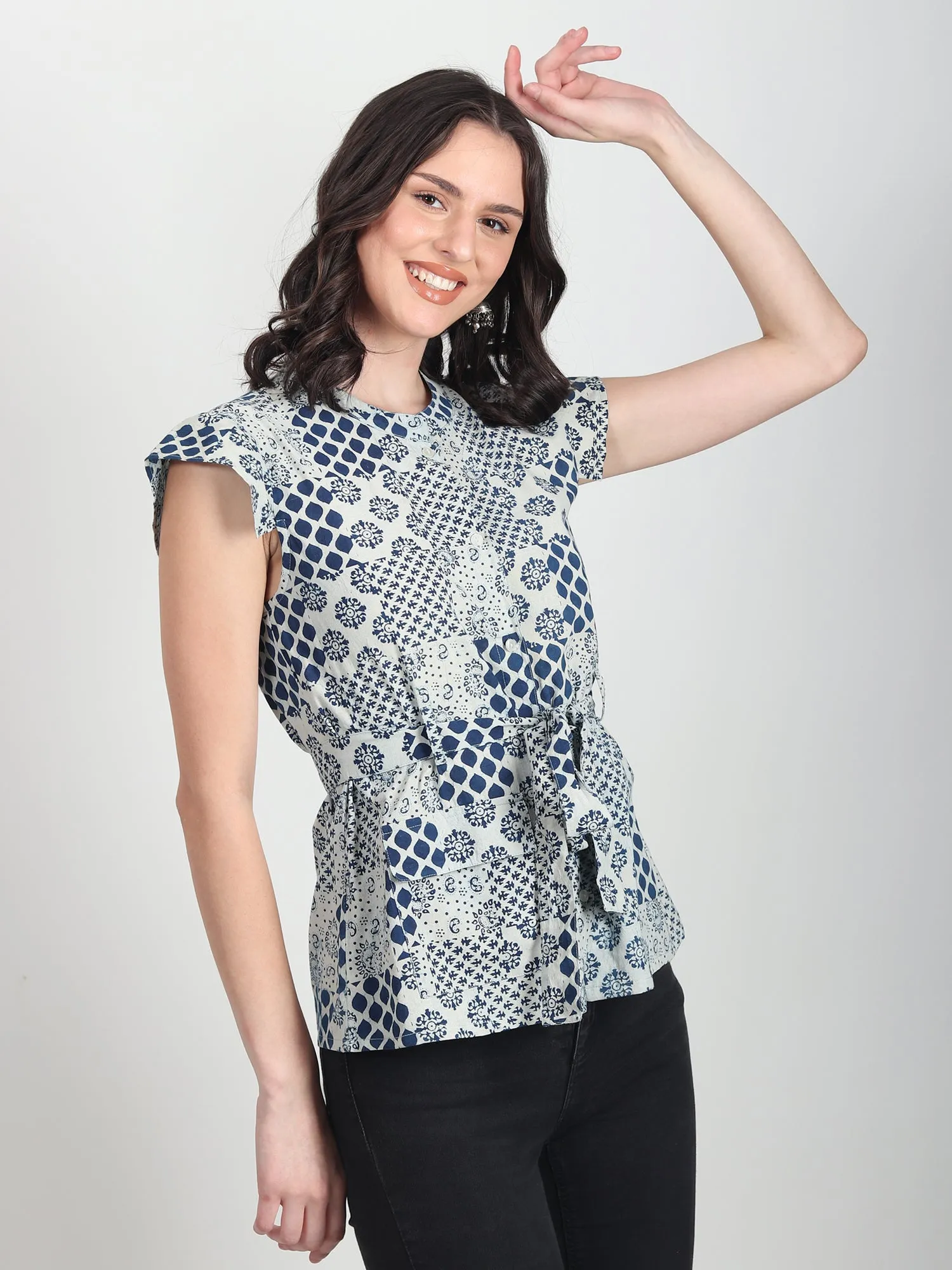 Eivor floral printed Top