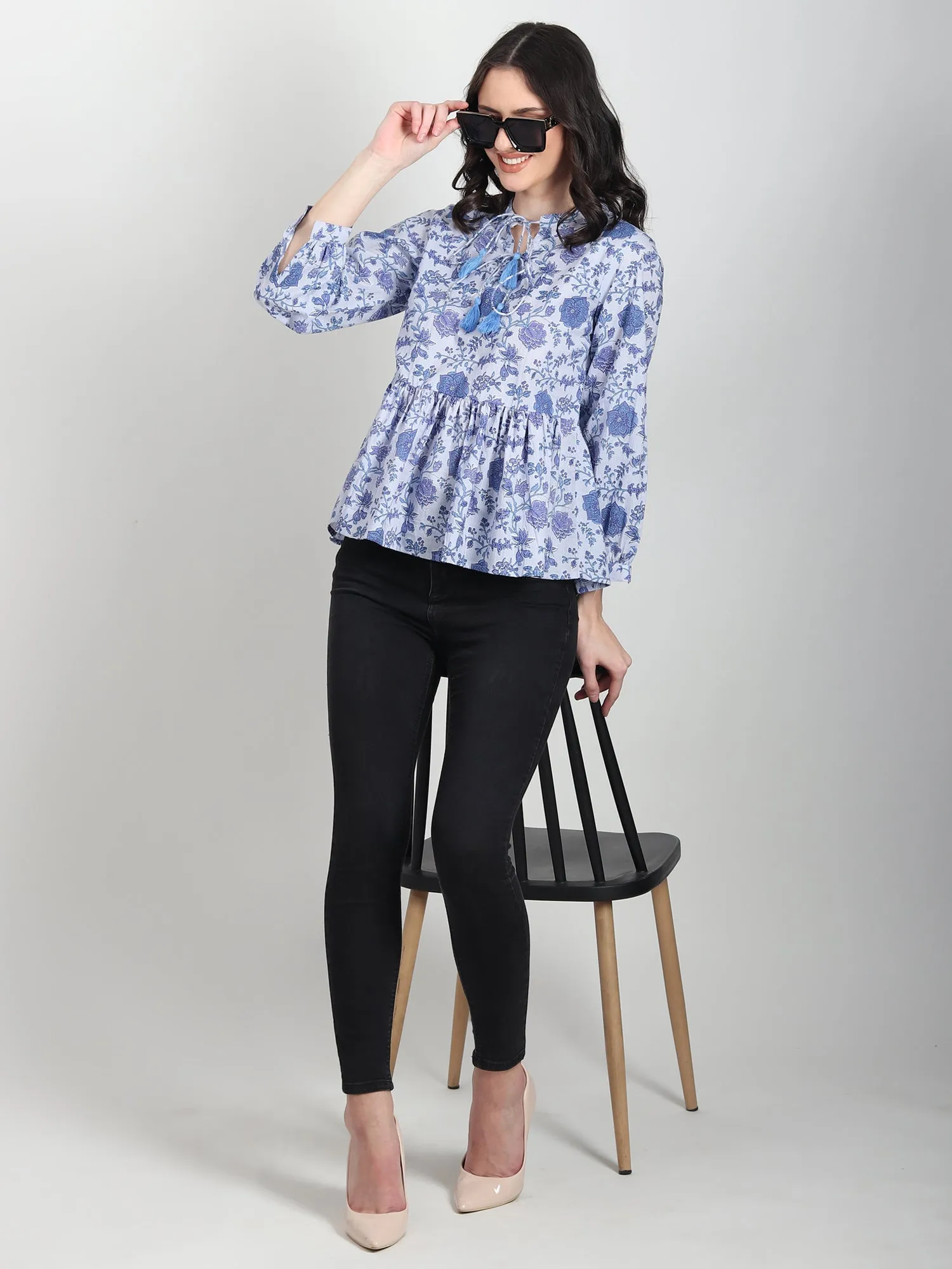 Elay floral printed Top