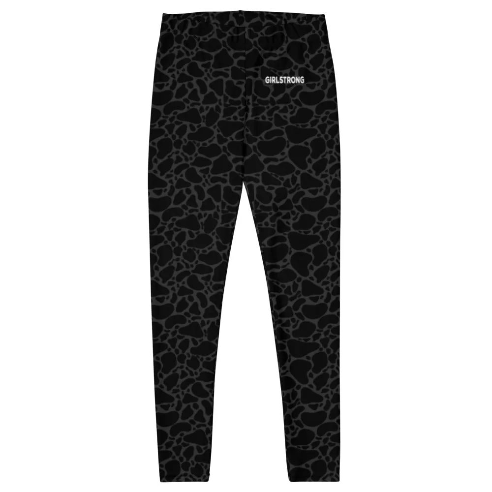 ELEVATED ESSENTIALS, SLIM AND SCULPT LEGGING BLACK LEOPARD