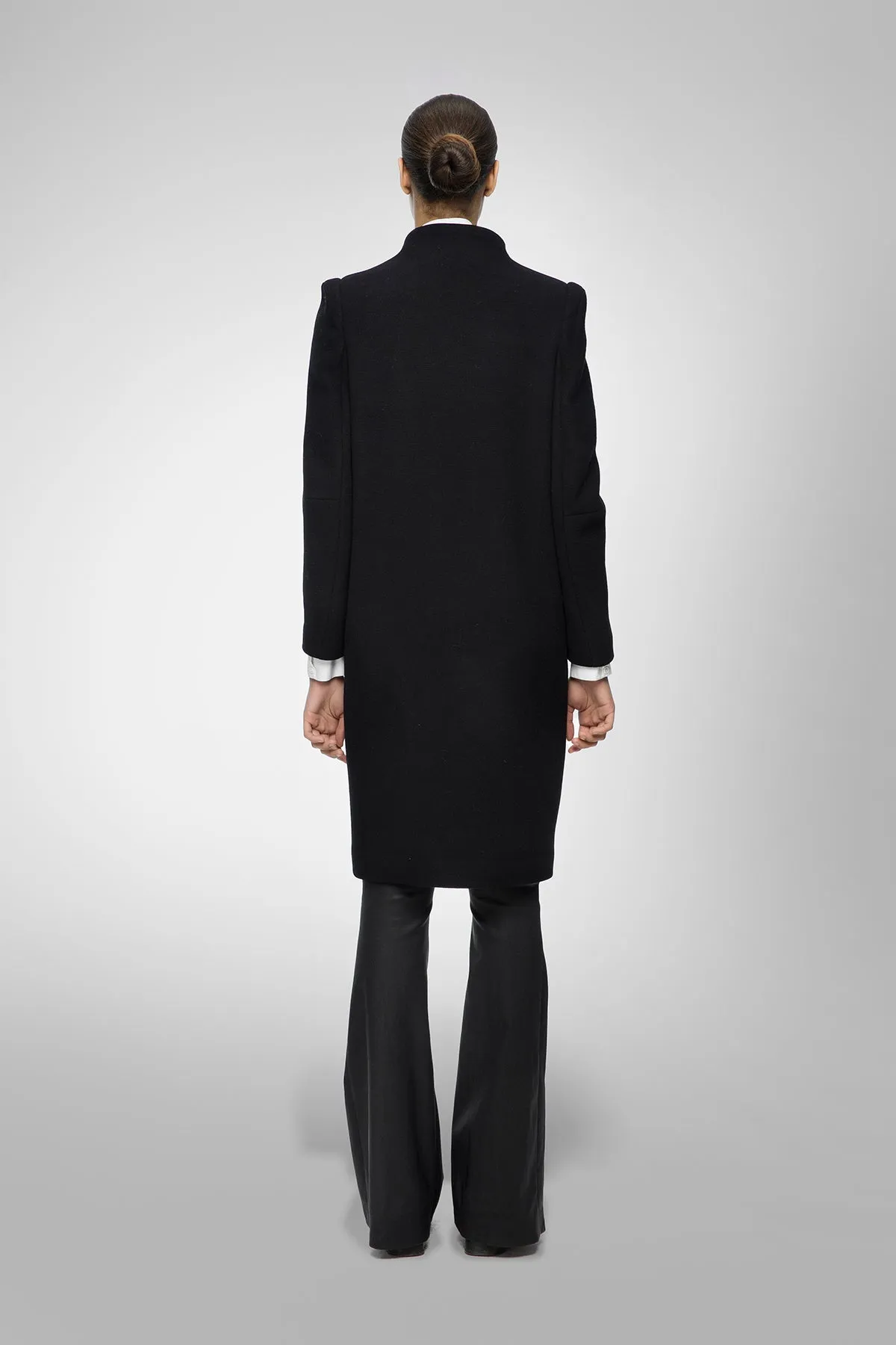 Elza - Black Wool Coat