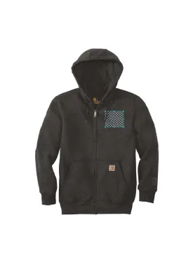 Embroidered Carhartt ® Rain Defender ® Paxton Heavyweight Hooded Zip-Front Sweatshirt