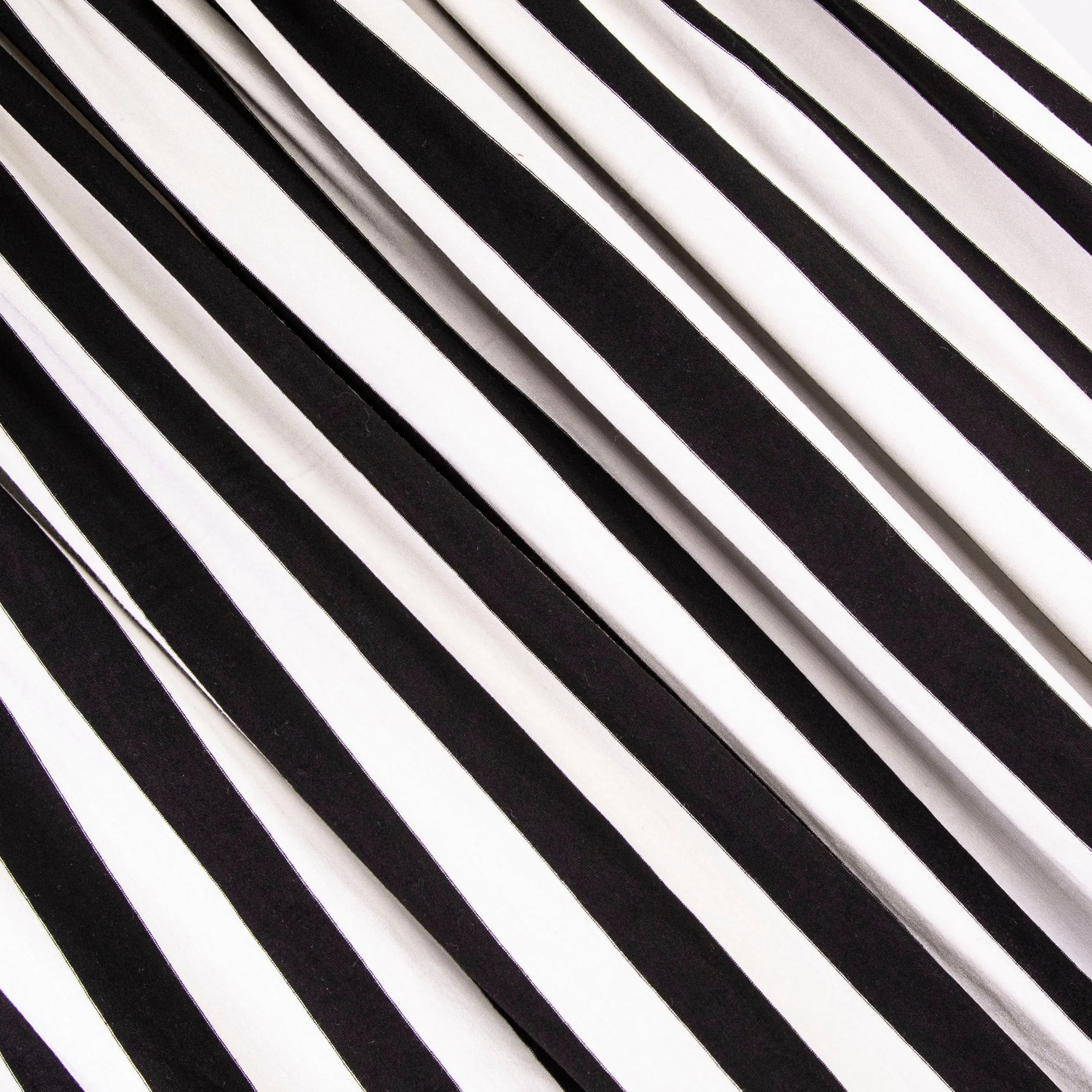 FabricLA Rayon Spandex Jersey Knit Fabric 1" Stripes - 58/60" Inches (150 CM) Wide by The Yard - 4 Way Stretch Fabric - Light to Medium Fabric 220 GSM