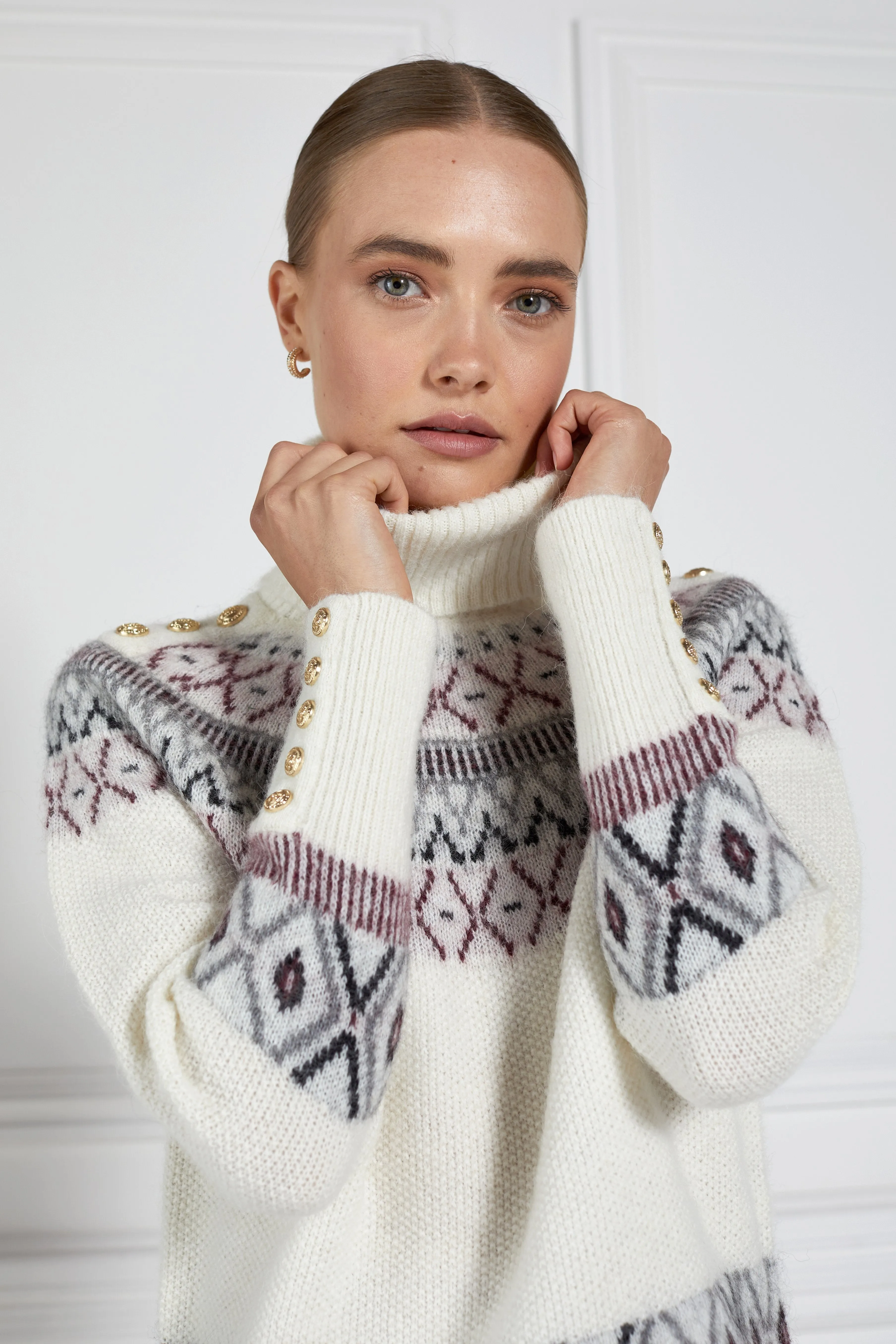 Fairisle Knit (Cream)