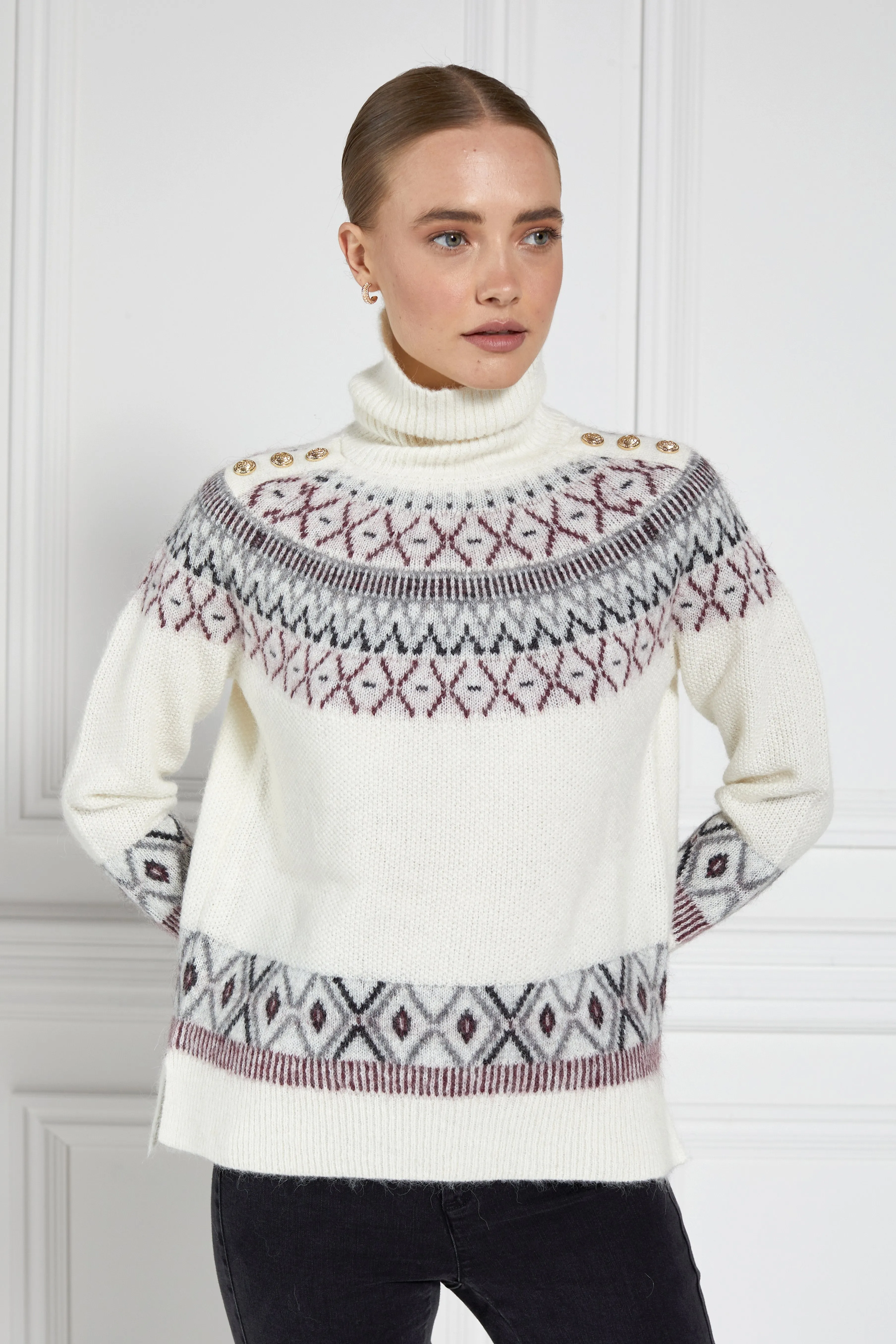 Fairisle Knit (Cream)