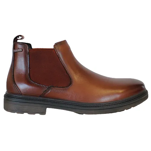 G Comfort Men's Chelsea Boots - 98918 - Cognac