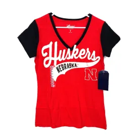 G-III G3 4her Womens Size S Red T-Shirt Nebraska Huskers