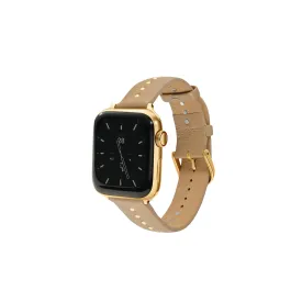 Goldenerre Taupe Stud Band for the Apple Watch