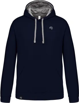 KRB K446 ― Bi-Color Hoodie Sweatshirt - Navy Blau / Grau