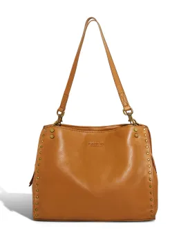 Lenox Studded Triple Entry Satchel